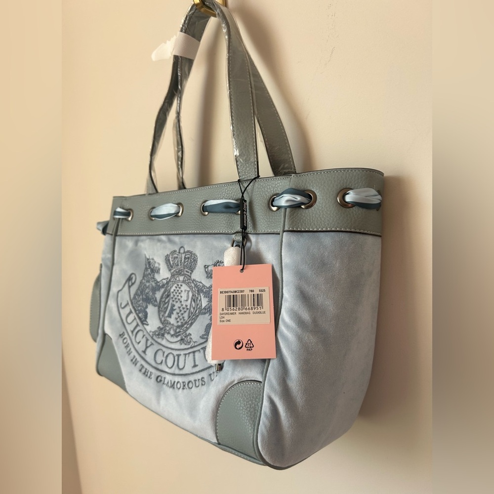Viral Juicy Couture UK Blue Daydreamer Tote Bag - Picture 3 of 7